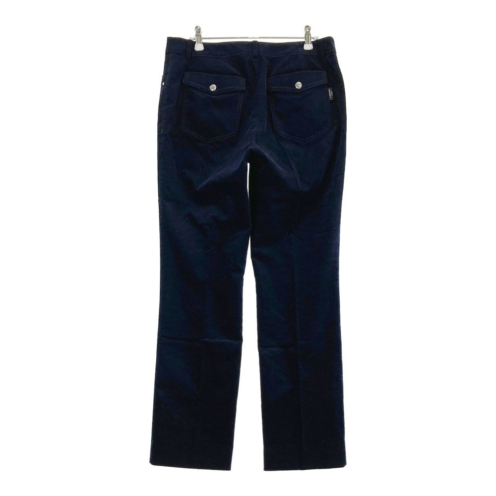 サイズ 42 LANVIN SPORT ランバン スポール 蓄熱 ストレッチパンツ ネイビー系 240101548179 ゴルフウェア レディース ストスト