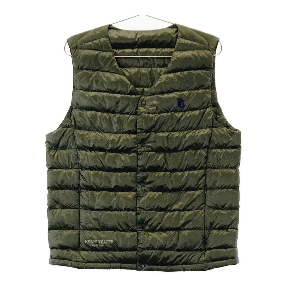 サイズ 4 PEARLY GATES パーリーゲイツ ダウンベスト カーキ系 240101554653 ゴルフウェア メンズ ストスト