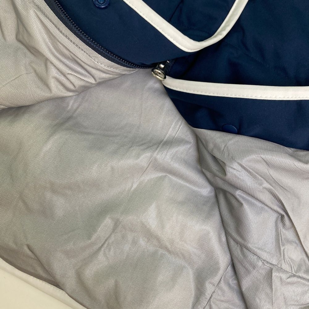 サイズ：M 節約 TAYLOR MADE テーラーメイド 2WAY 中綿ベスト ネイビー