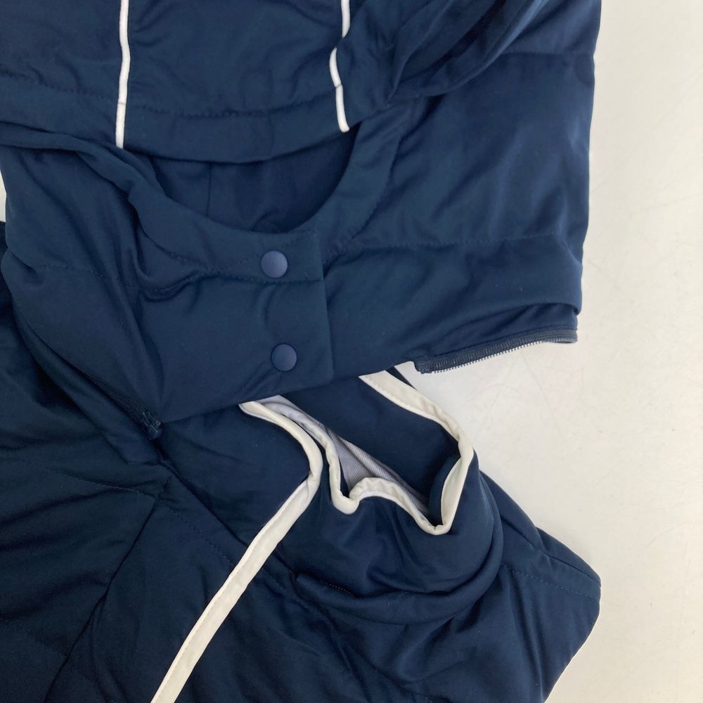 サイズ：M 節約 TAYLOR MADE テーラーメイド 2WAY 中綿ベスト ネイビー