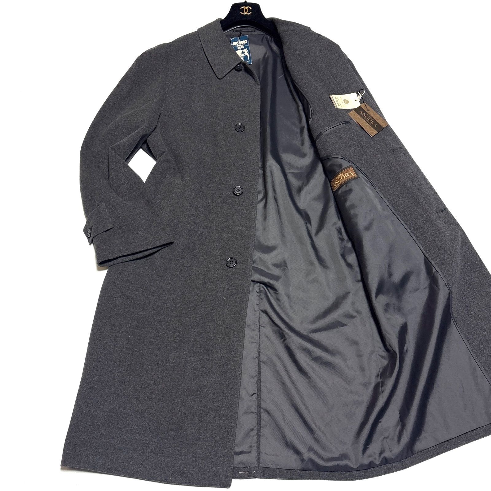 アンゴラ100% コート アンゴラ100% ロングコート ウールアンゴラリバー