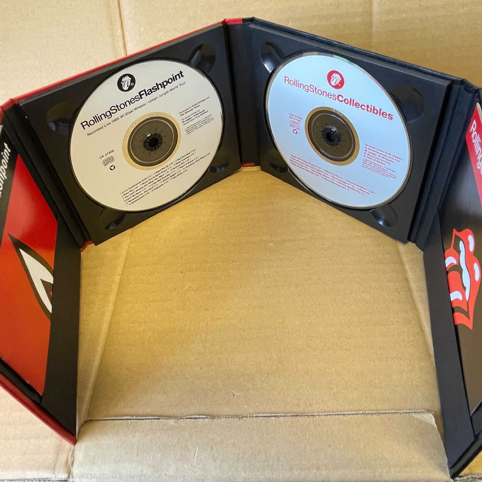 未開封2枚組CD Rolling Stones Flashpoint レア品 ローリングストーンズ フラッシュポイント＋コレクティブルズ 輸入盤