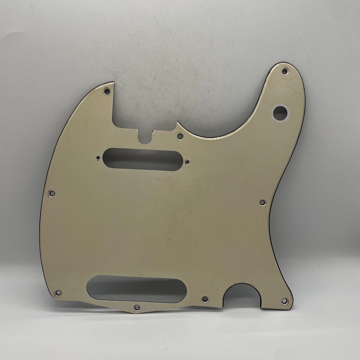 ピックガード ELK Fender Japan Tele caster Type 艶黒 2P 2S 9点止め