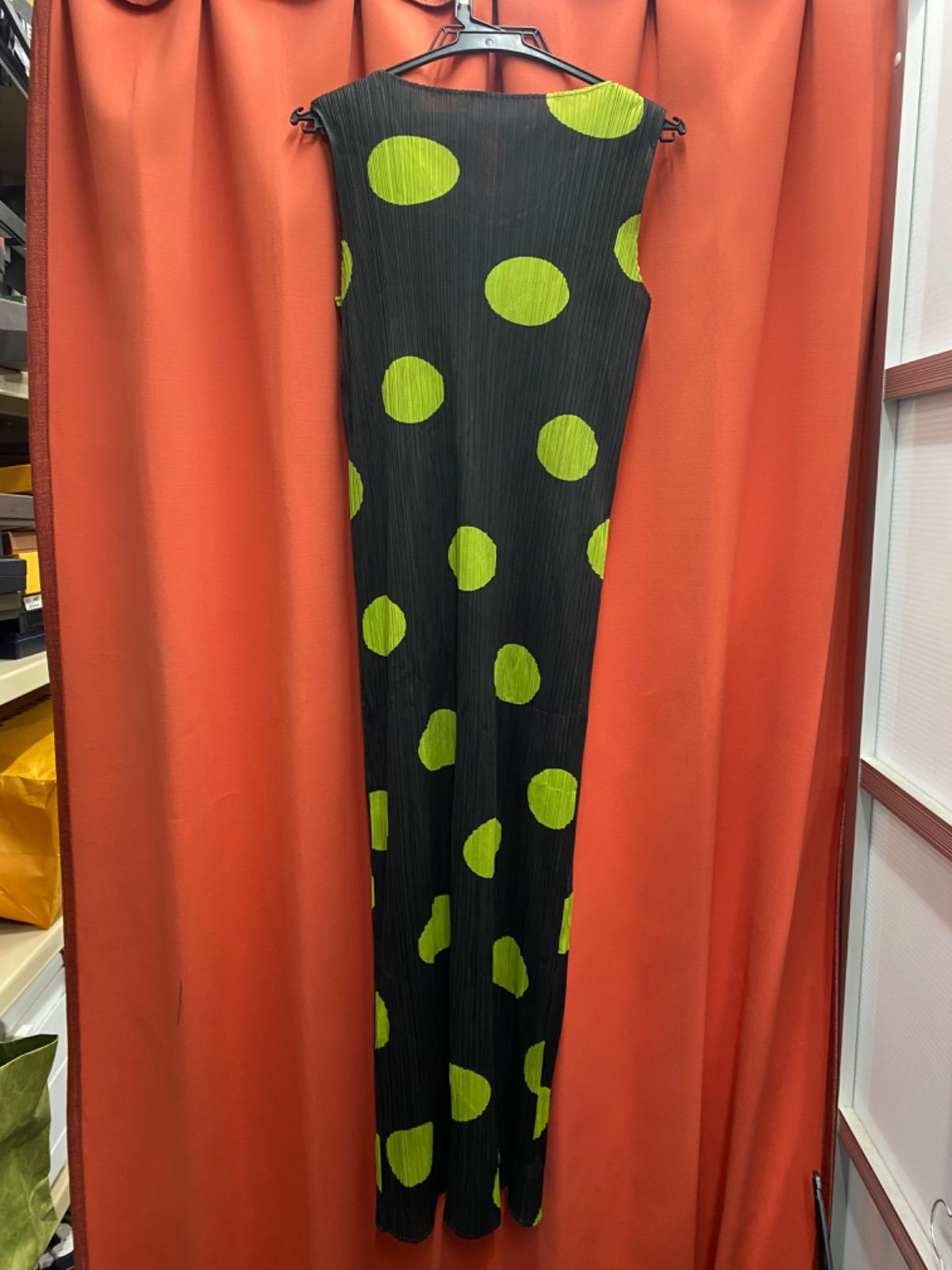 PLEATS PLEASE ブラック ロングドレス ISSEY MIYAKE イッセイミヤケ PLEATS PLEASE プリーツプリーズ