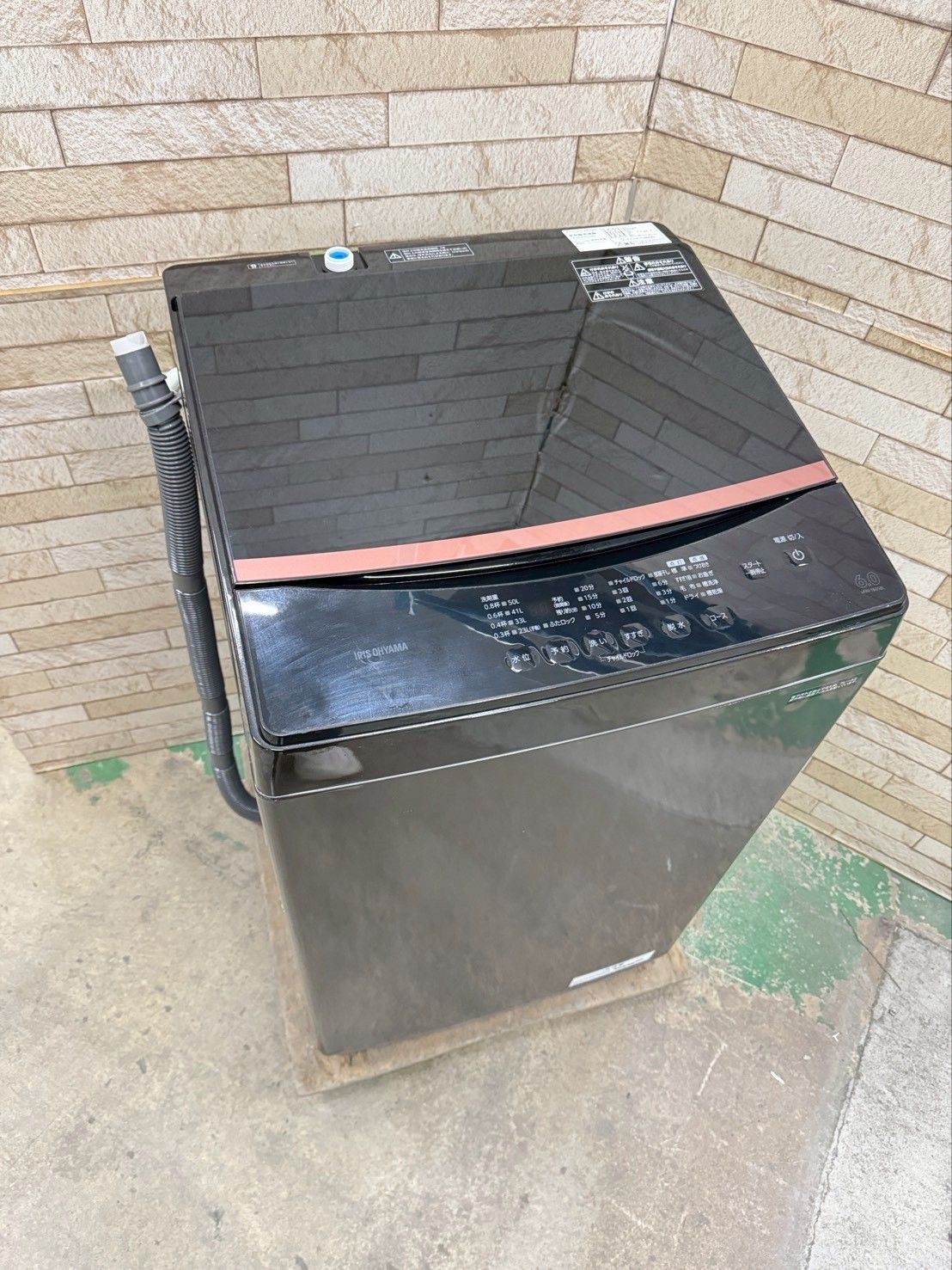 大阪 3か月保障付き 洗濯機 アイリスオーヤマ 6 kg 2025年 IAW-T 605 BL SS-251