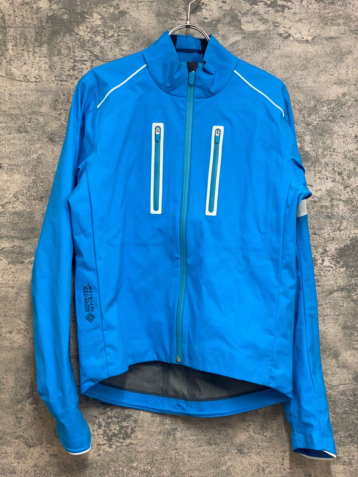 JO295 ラファ Rapha CLASSIC WINTER JACKET 長袖 サイクルジャケット 水色 S GORE-TEX INFINIUM