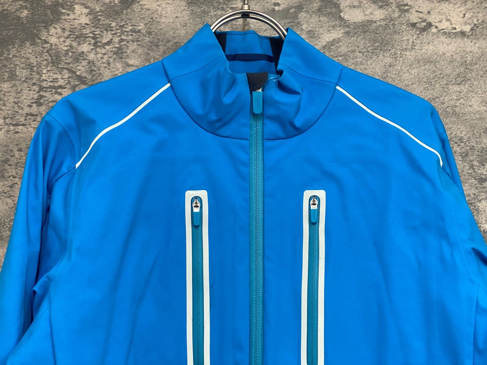 JO295 ラファ Rapha CLASSIC WINTER JACKET 長袖 サイクルジャケット 水色 S GORE-TEX INFINIUM BRIGHTFACE_UK