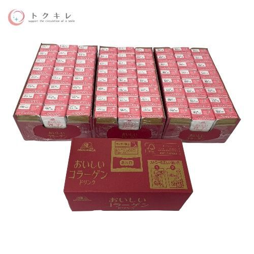 トクキレ 森永製菓 おいしいコラーゲンドリンク ピーチ味 125ml ×84本セット