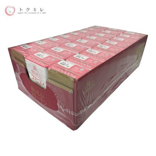 トクキレ 森永製菓 おいしいコラーゲンドリンク ピーチ味 125ml ×84本セット