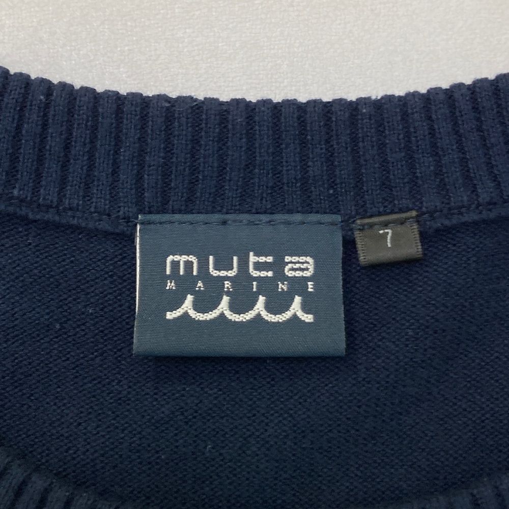 Muta Marine ニットセーター サイズ7 ネイビー サイズ：7 MUTA MARINE