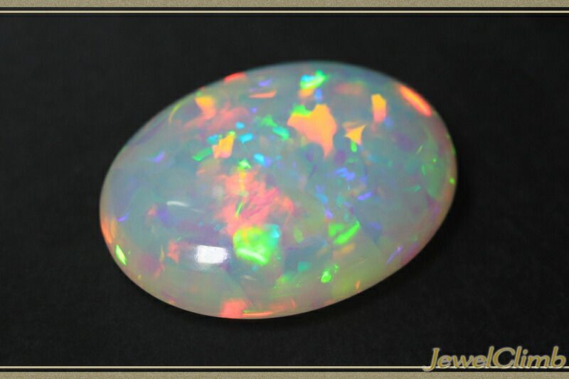 鑑別書付 素晴らしいインパクトを誇る一石 スーダン産クリスタルオパール 宝石 ルース １３．３７ＣＴ