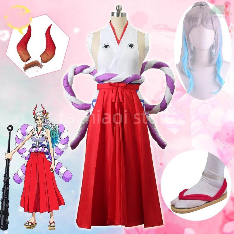 送料無料 ONE PIECE 大和 和服 コスプレ 衣装 おしゃれ 鬼ヶ島 光月おでん 盟友