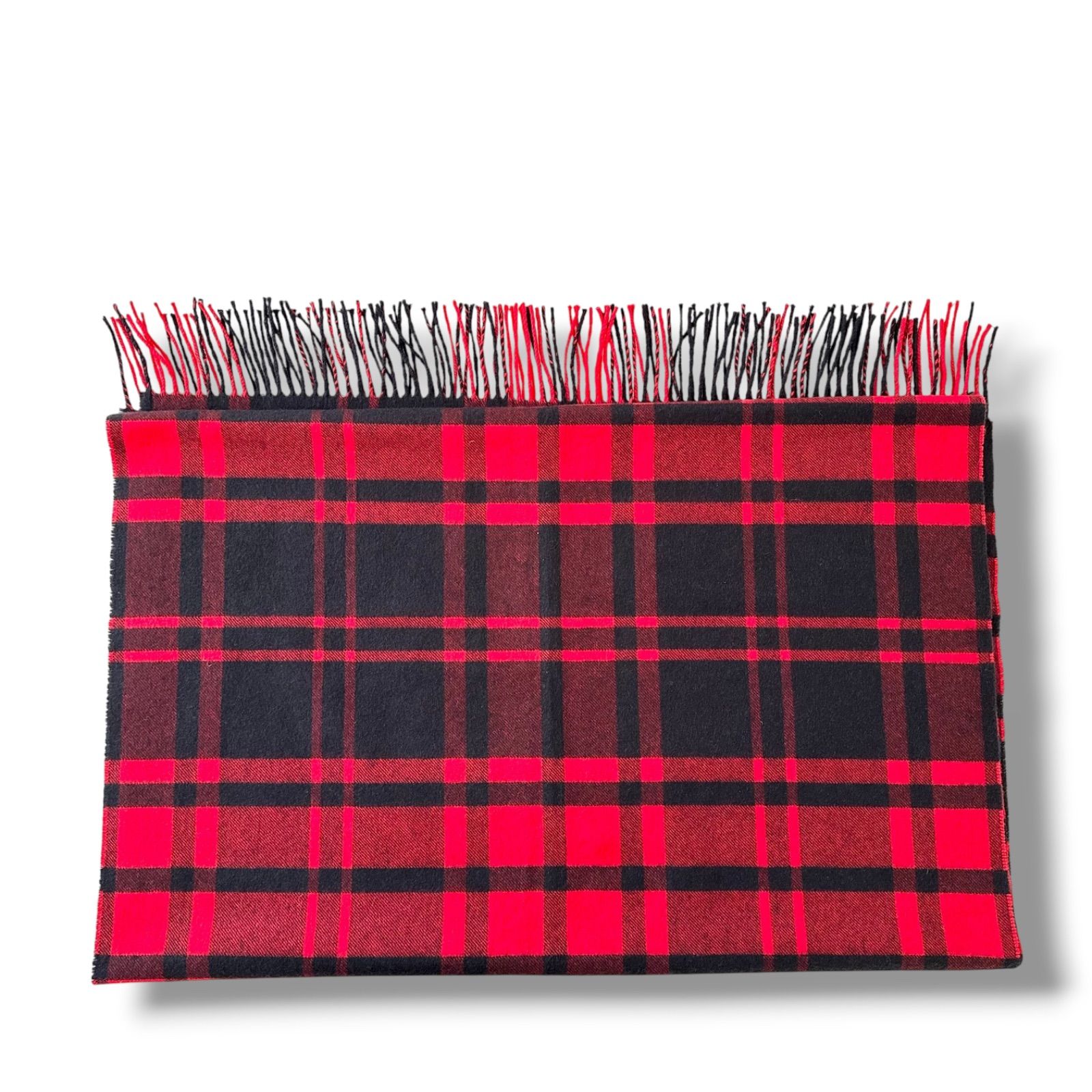 大判ストール チェック柄