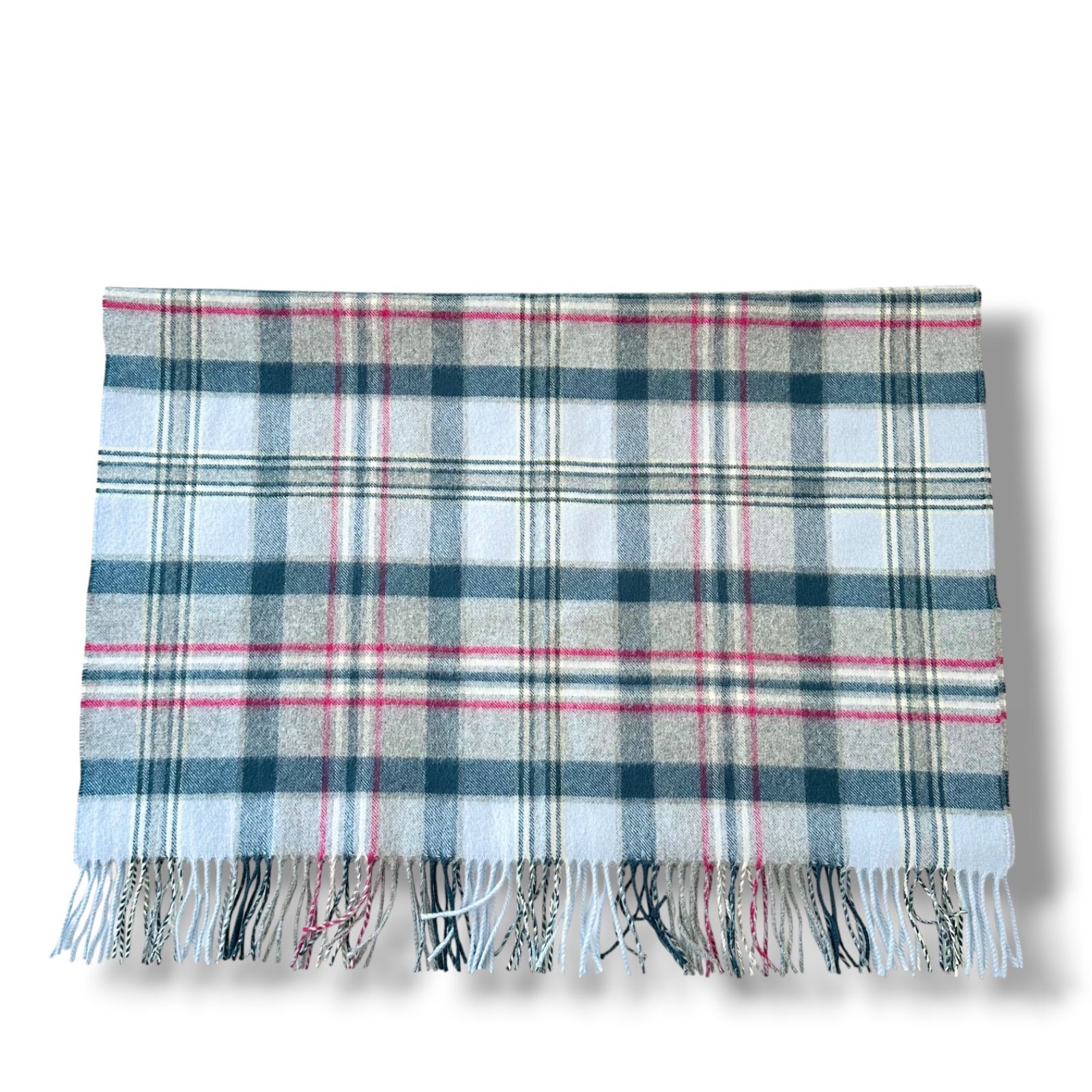 美品】ジョンストンズオブエルガン カシミヤ100% 大判ストール scott