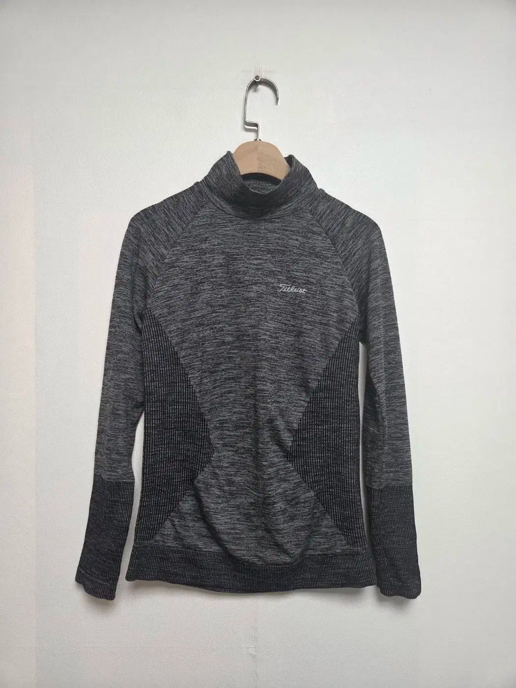 Titleist タイトリスト レディース ゴルフ モックネック ハイネック 長袖Tシャツ グレー S