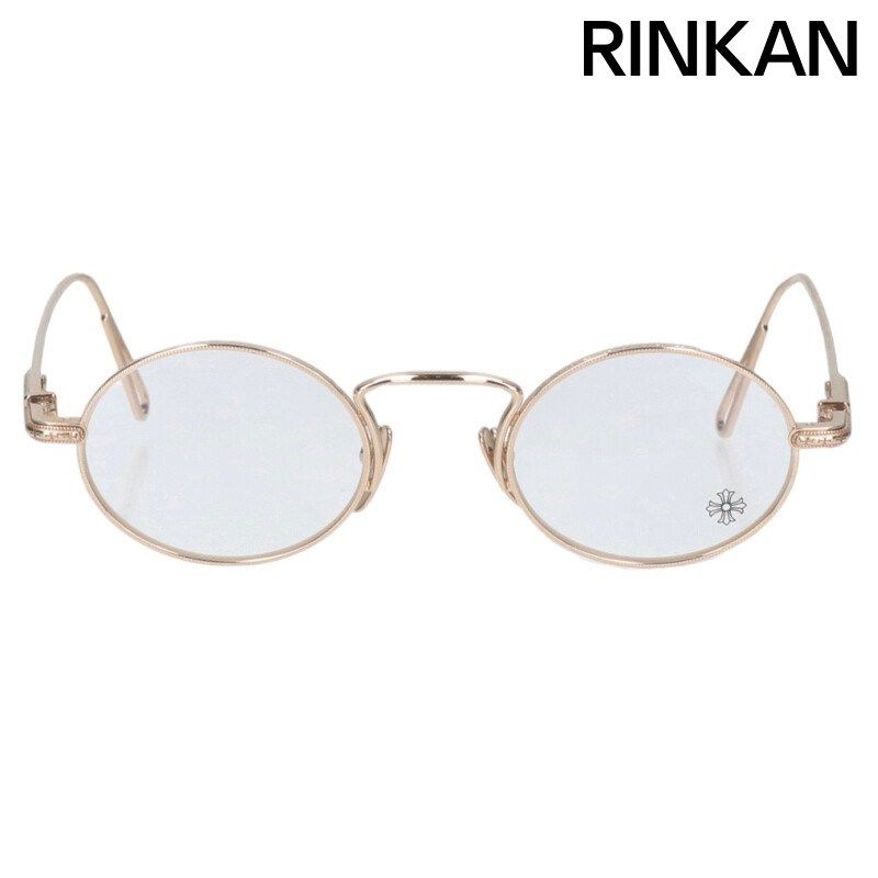 クロムハーツ CLAPPER オーバルフレーム眼鏡 メンズ 48□23-151 - メルカリ 