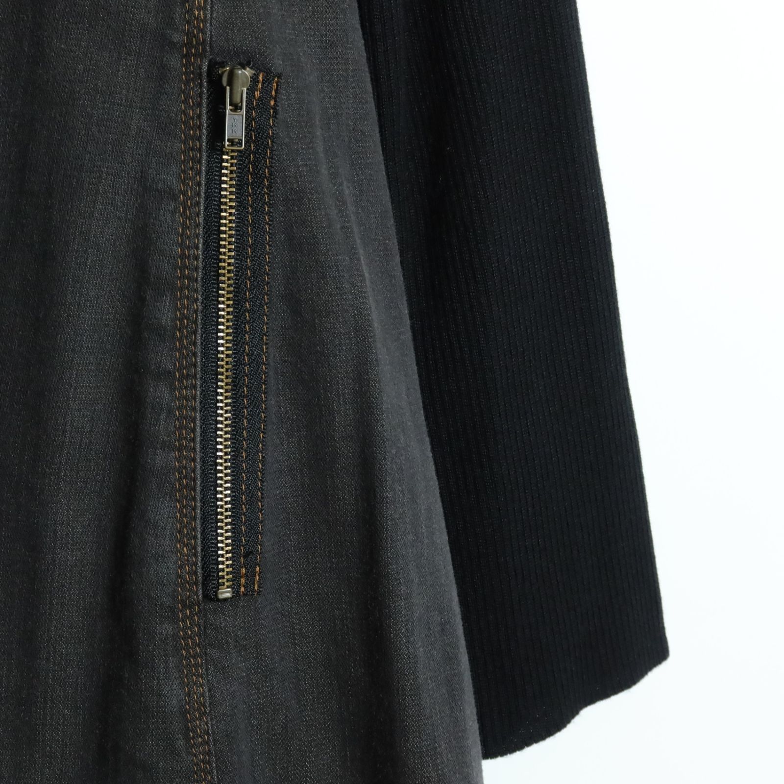 美品 mefu 芽風 センソユニコ ブラックデニム ロングコート 38 美品 mefu 芽風 センソユニコ ブラックデニム ロングコート 38 - メルカリ