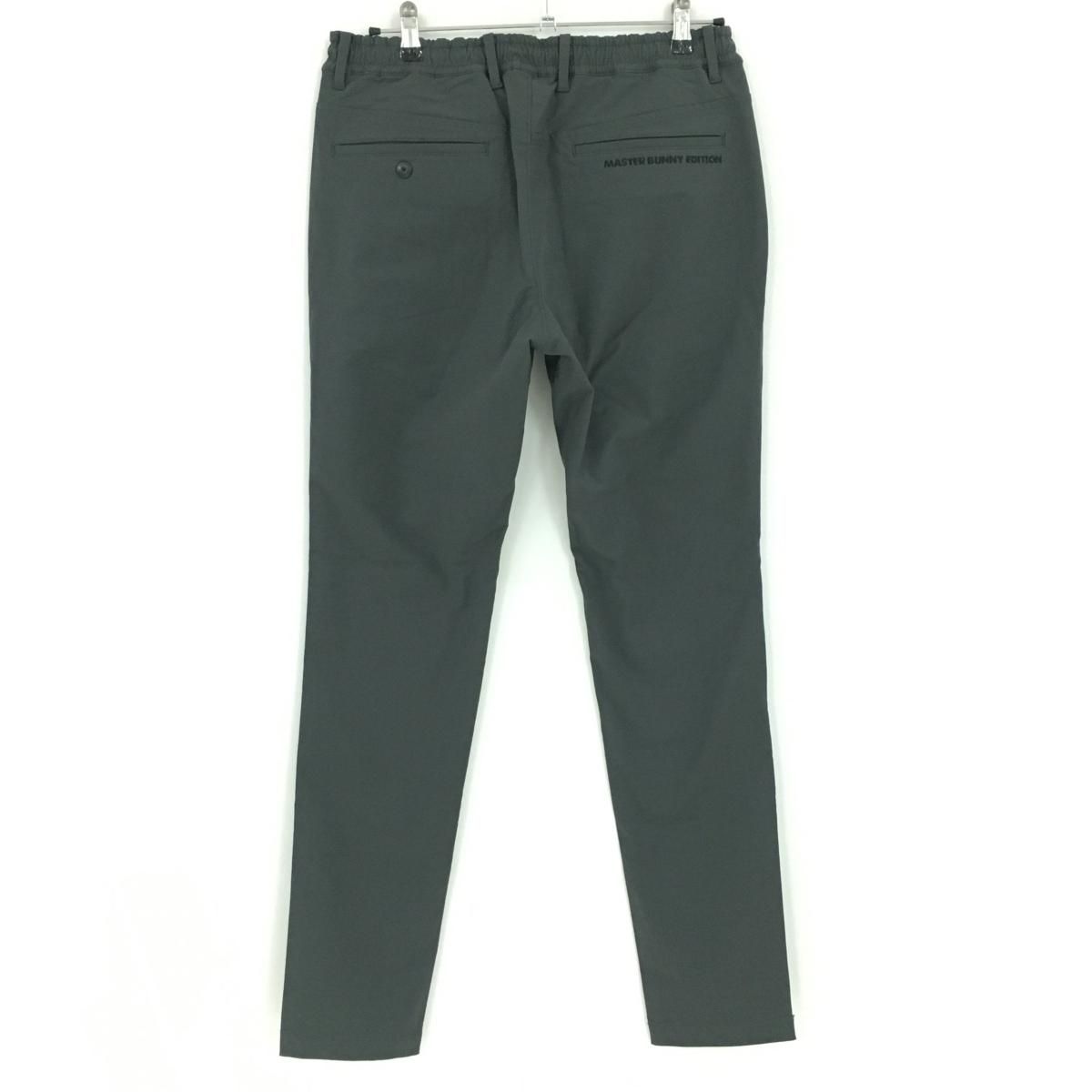 マスターバニー パンツ グリーングレー×黒 蓄熱裏地 メンズ 4 M ゴルフウェア MASTER BUNNY EDITION
