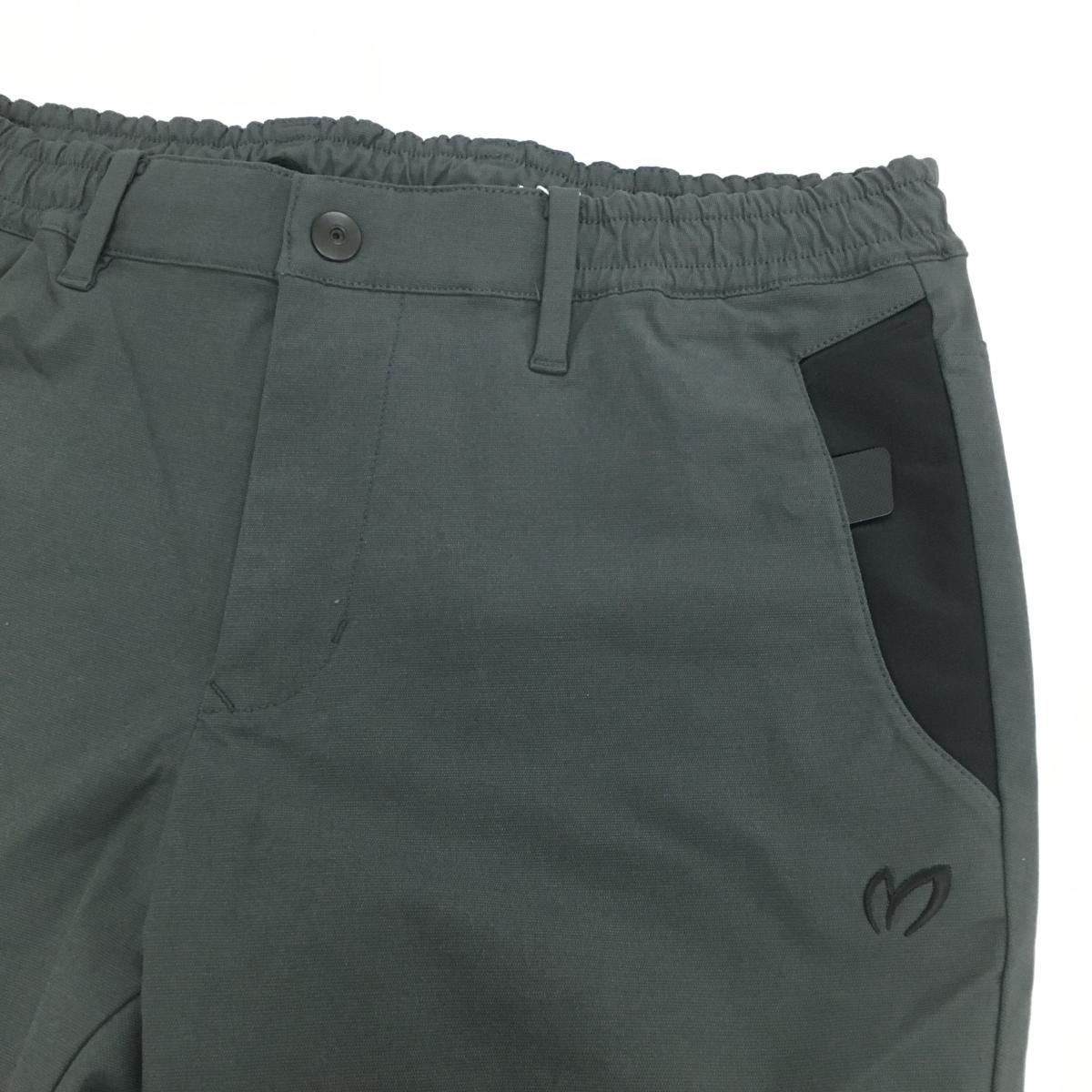 マスターバニー パンツ グリーングレー×黒 蓄熱裏地 メンズ 4 M ゴルフウェア MASTER BUNNY EDITION LLC-HASEGAWATOSO_COM