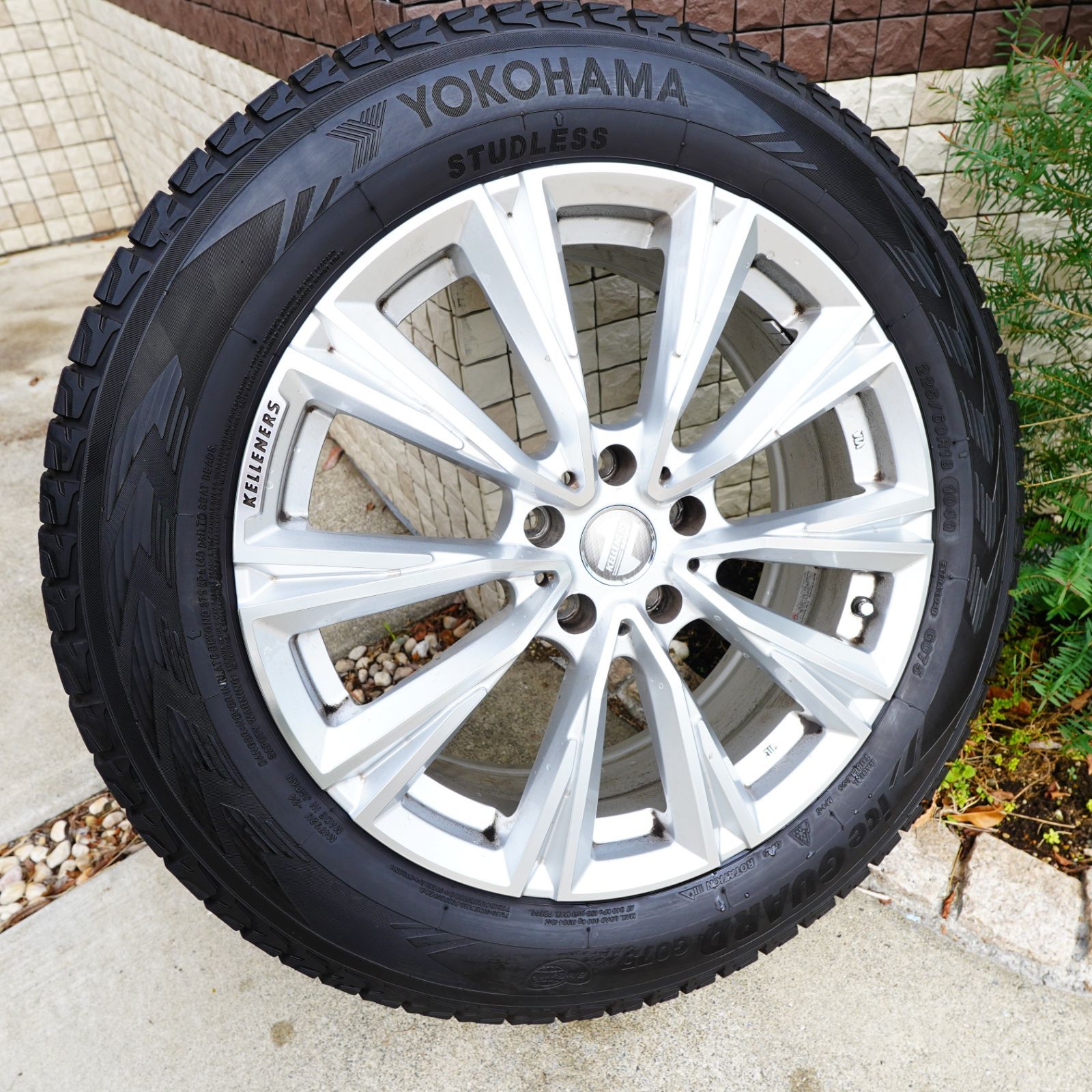 製 BMW X 3 アイスガード スタッドレスタイヤ ホイール ４本セット 225 60 R 18