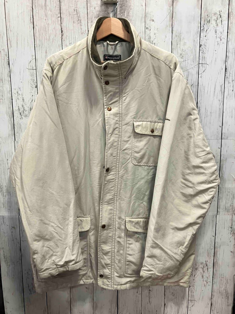 Champion U.S.A チャンピオン ベージュ カーキ アウター メンズアウター ジップアウター XLサイズ ポケット