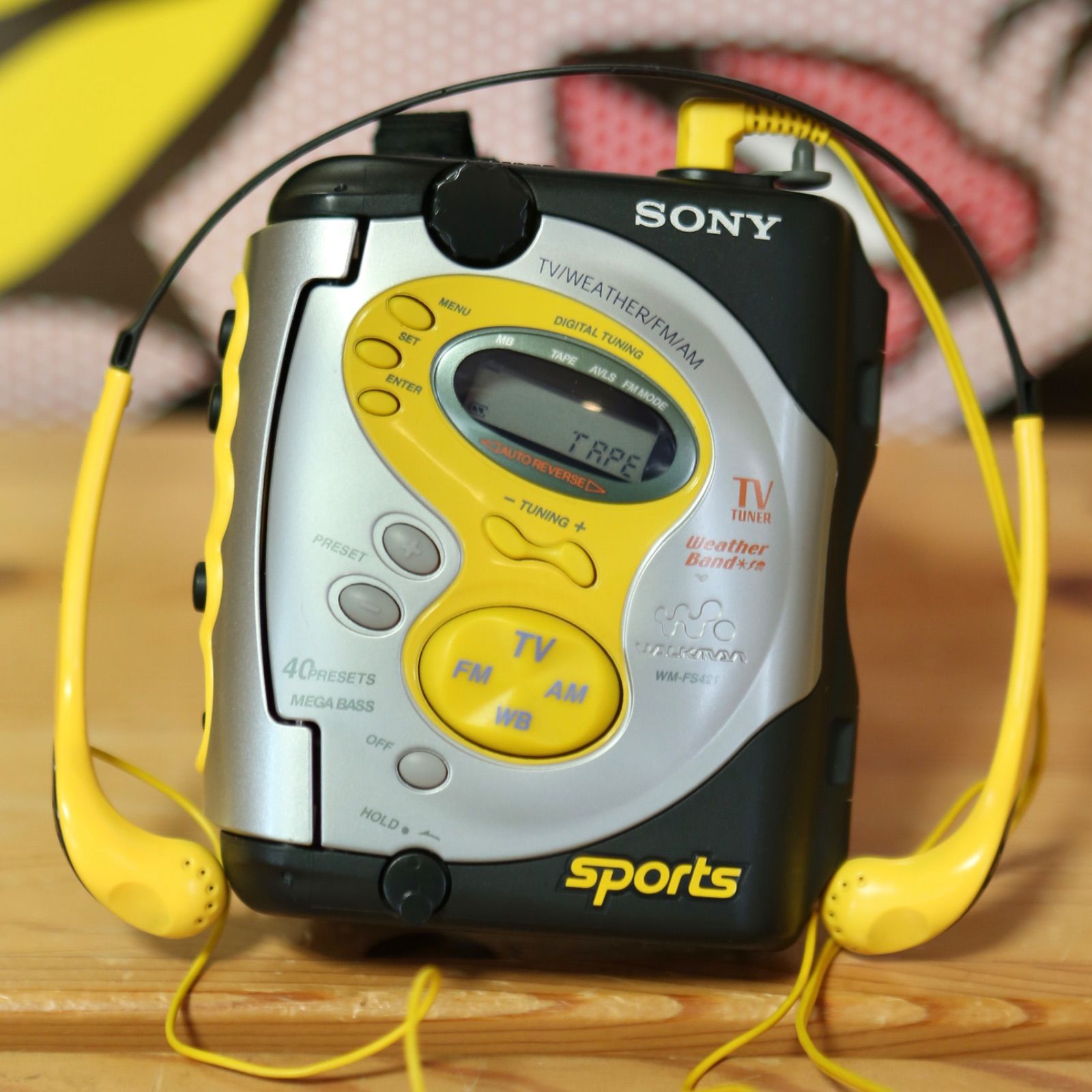 SONY SPORTS WALKMAN WM-FS421 MEGABASS搭載 防滴仕様 ウォークマン