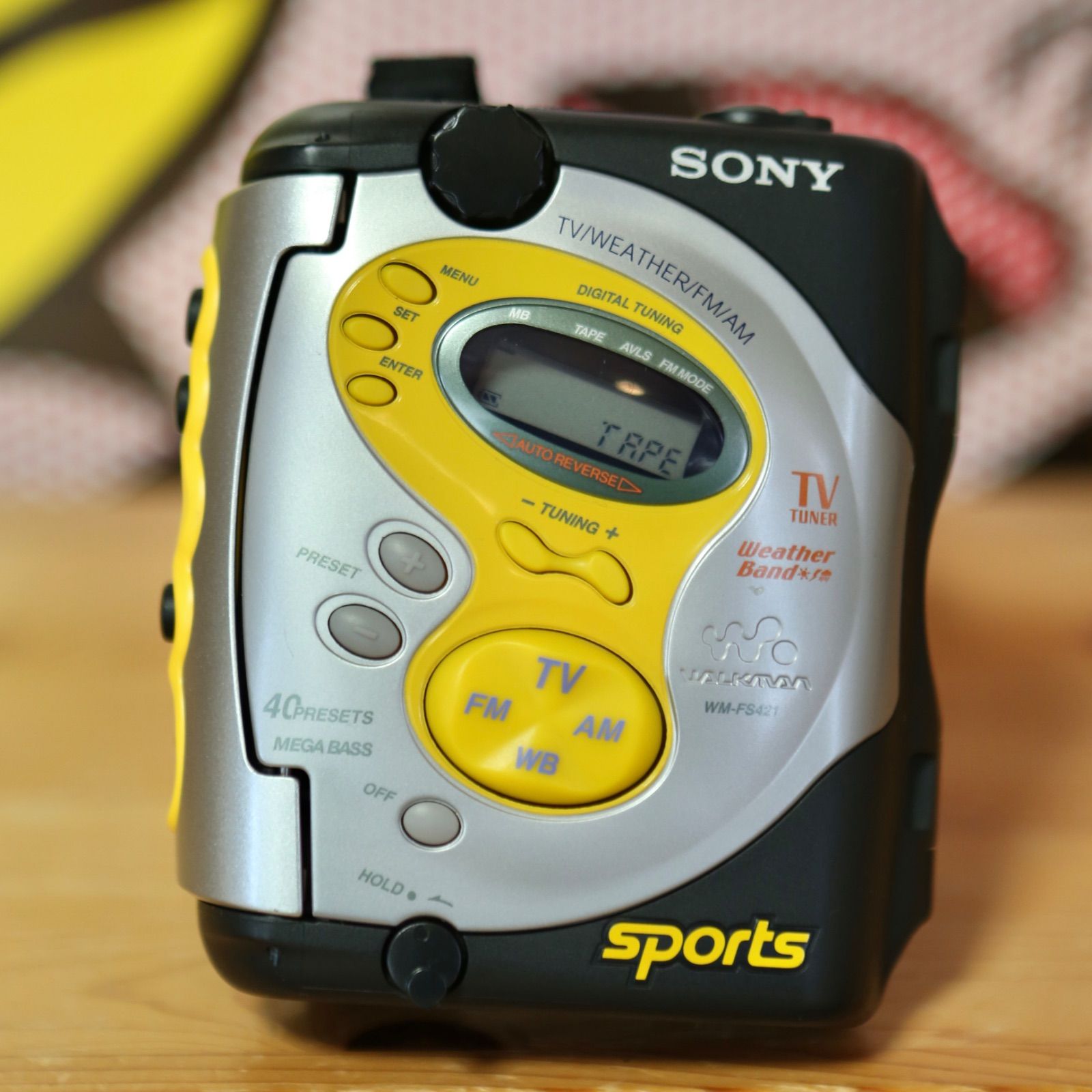SONY SPORTS WALKMAN WM-FS421 MEGABASS搭載 防滴仕様 ウォークマン