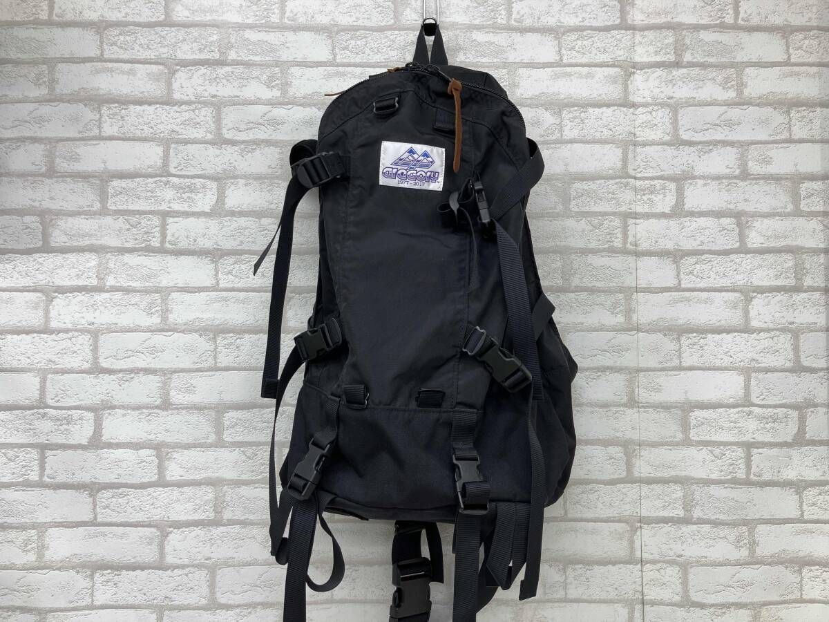 GREGORY 40周年 紫タグ復刻 1977-2017 グレゴリー デイ＆ハーフ リュック デイパック バックパック ブラック メンズ アウトドア