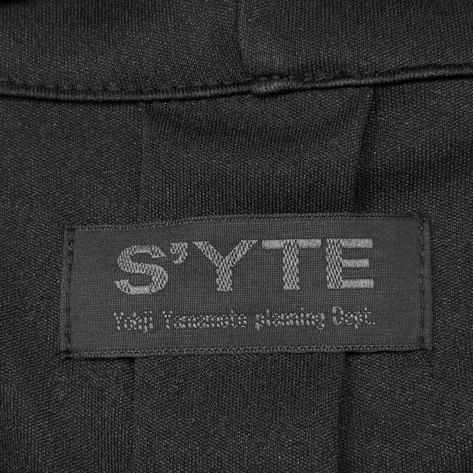 参考上代28930円 ♥品 S’YTE HIGH-GAUGE POLYESTER SMOOTH JERSEY ハイゲージポリエステルスムースジャージ ノースリーブ ポンチョ サイト ヨウジヤマモト UI-T41-906 ブラック 3 2191M9 KARIMZIABAT_FR