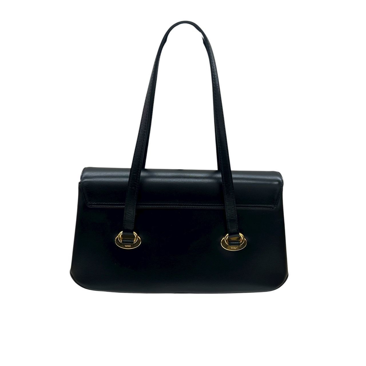 WAKO ワコウ ハンドバッグ フォーマル リザードスキン 本革 ゴールド