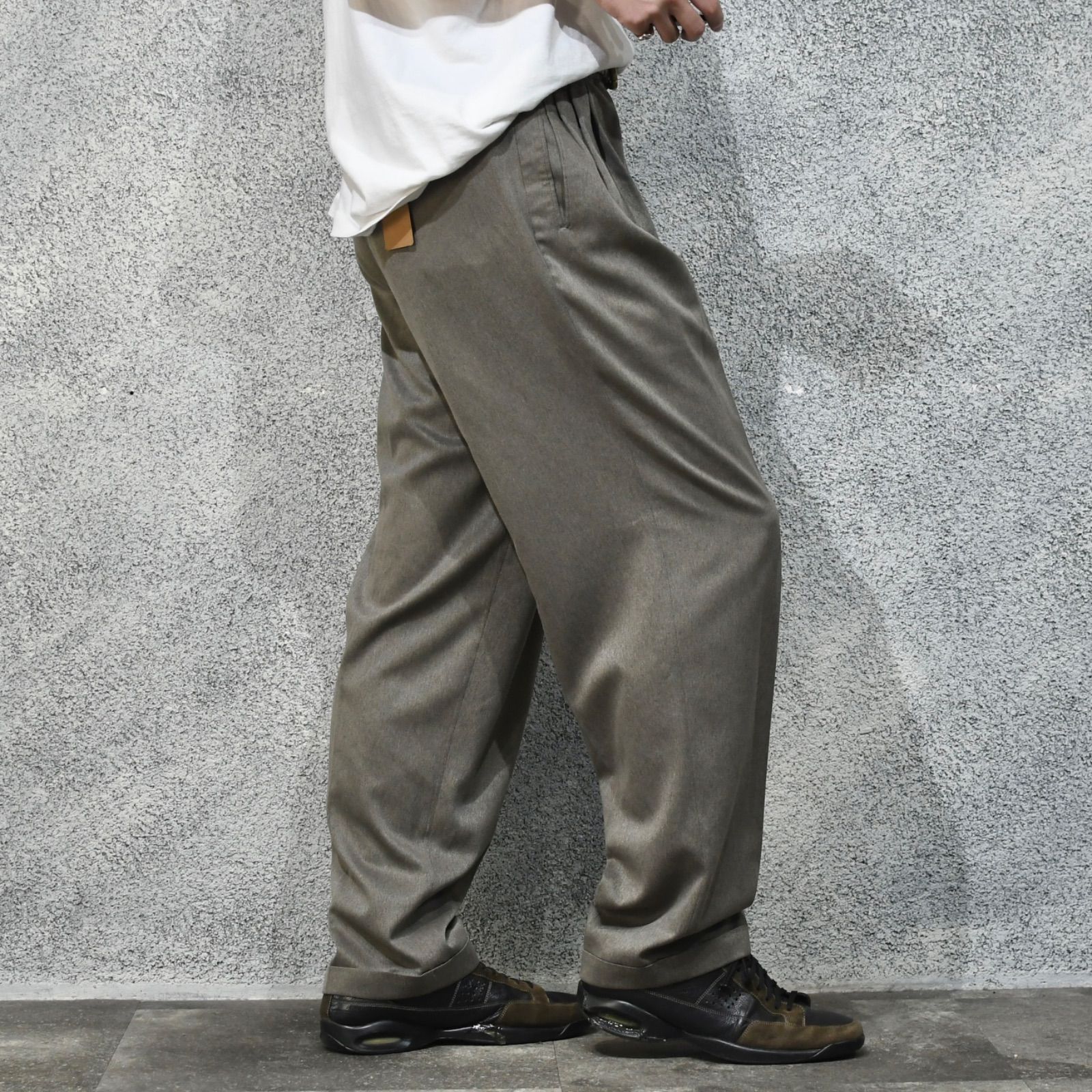 古着 LEVI'S SLATES 3タック とろみ スラックス ワイドパンツ - メルカリ