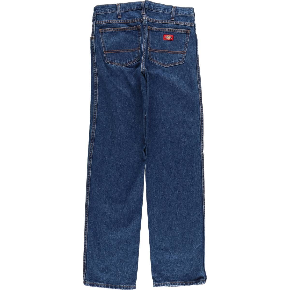 古着 ディッキーズ Dickies テーパードデニムパンツ メンズw33相当