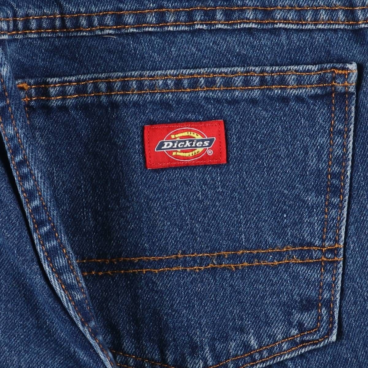 古着 ディッキーズ Dickies テーパードデニムパンツ メンズw33相当