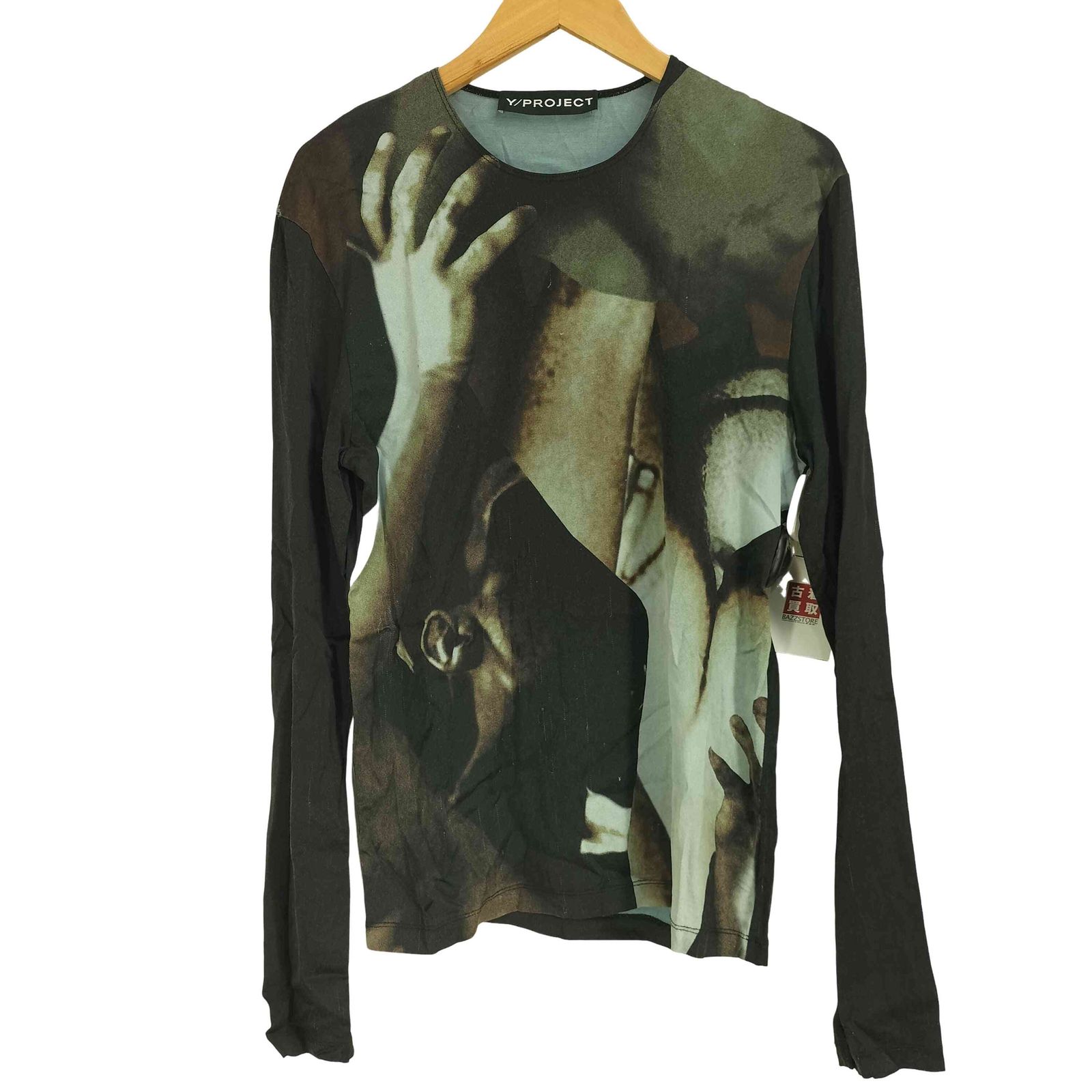 ワイプロジェクト Y PROJECT ボディコラージュ ロング スリーブ Tシャツ ユニセックス レディース import L