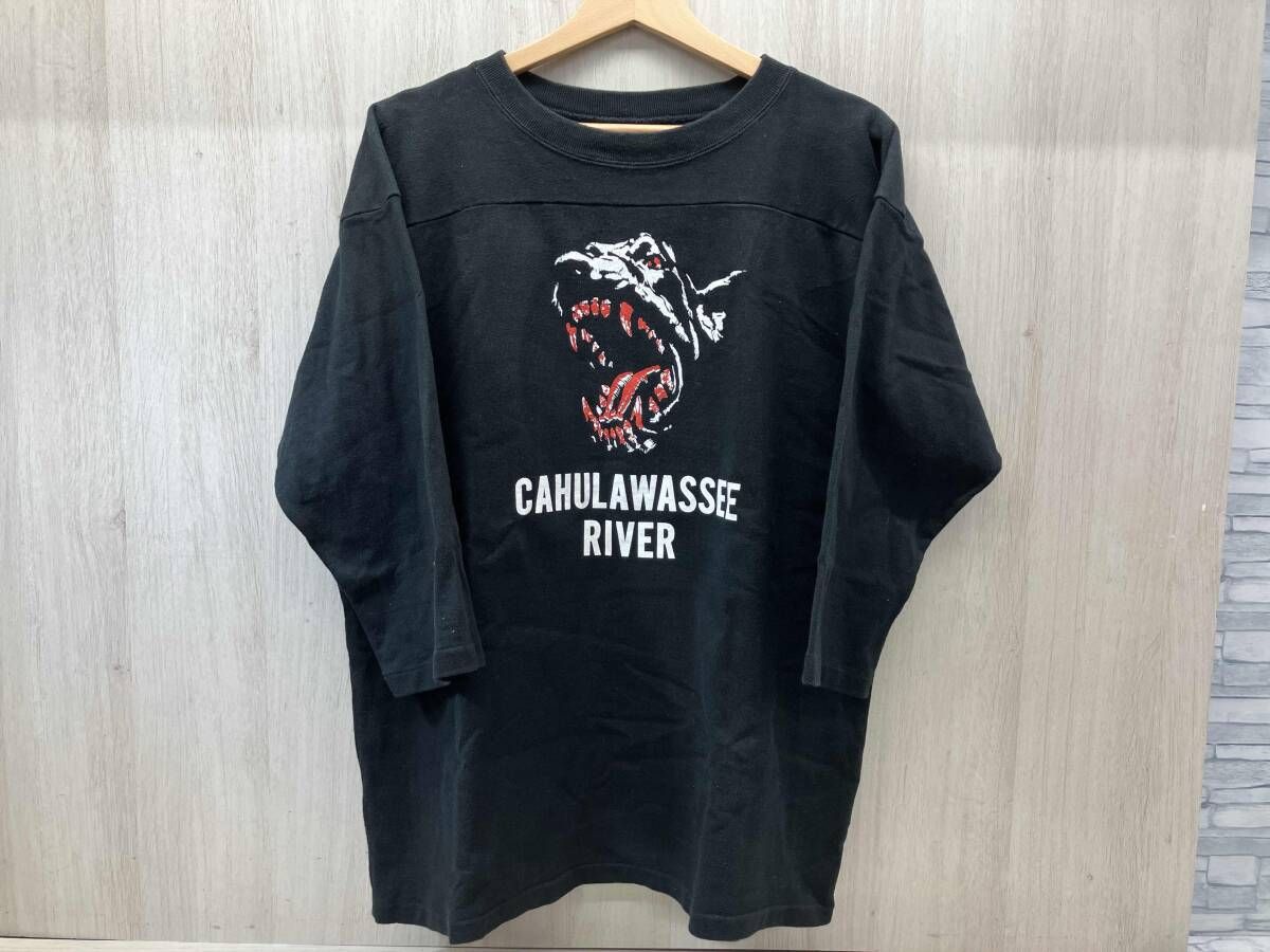 夏 TENDERLOIN テンダーロイン Tシャツ 7分丈 黒 M