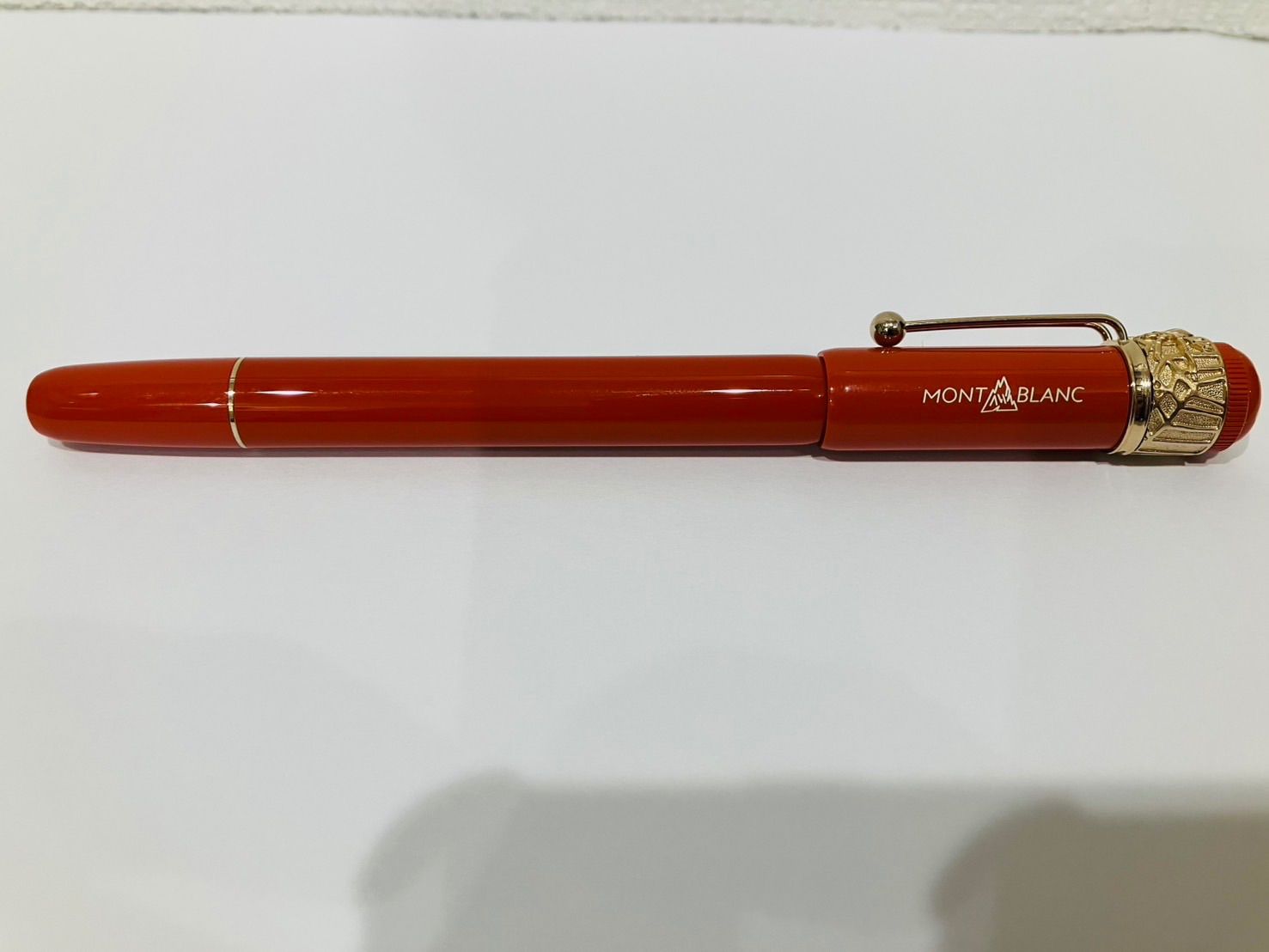 モンブラン Mont Blanc 万年筆 金 ペン先 K14 Au585 ヘリテイジ ルージュ ノワール スパイダー メタモルフォシス エディション 万年筆 コーラル