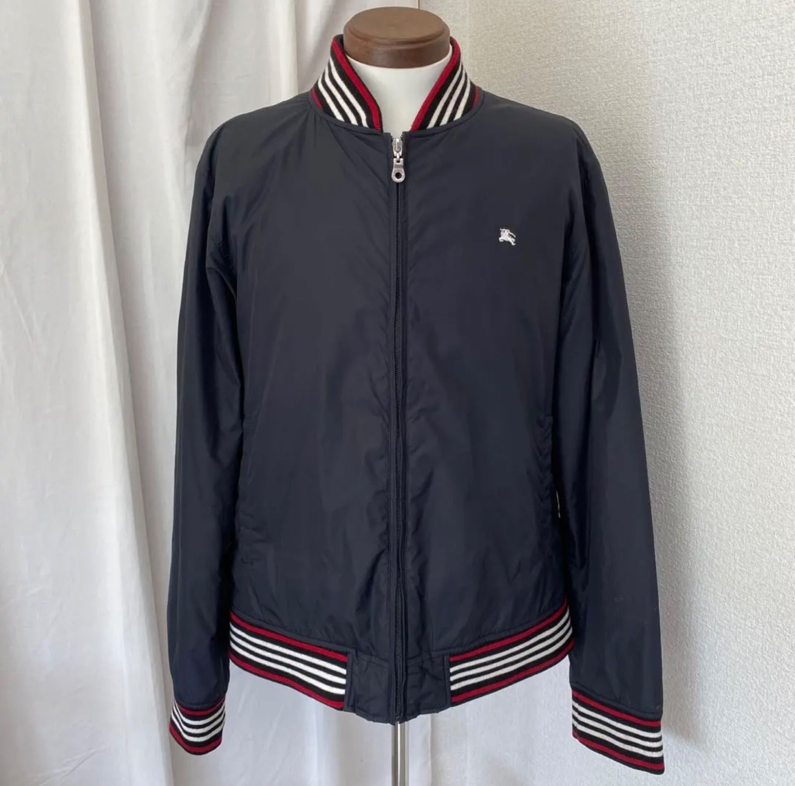 BLACK LABEL バーバリーブラックレーベル ジャケット 上着 ジャンパー ブルゾン 中綿 ジップアップ BMP 62-514-09 スタジアムジャンバー