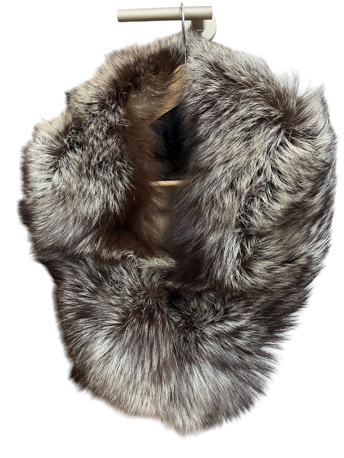 RE328 SAGA FOX サガフォックス ストール ショール 毛皮 ブラウン系