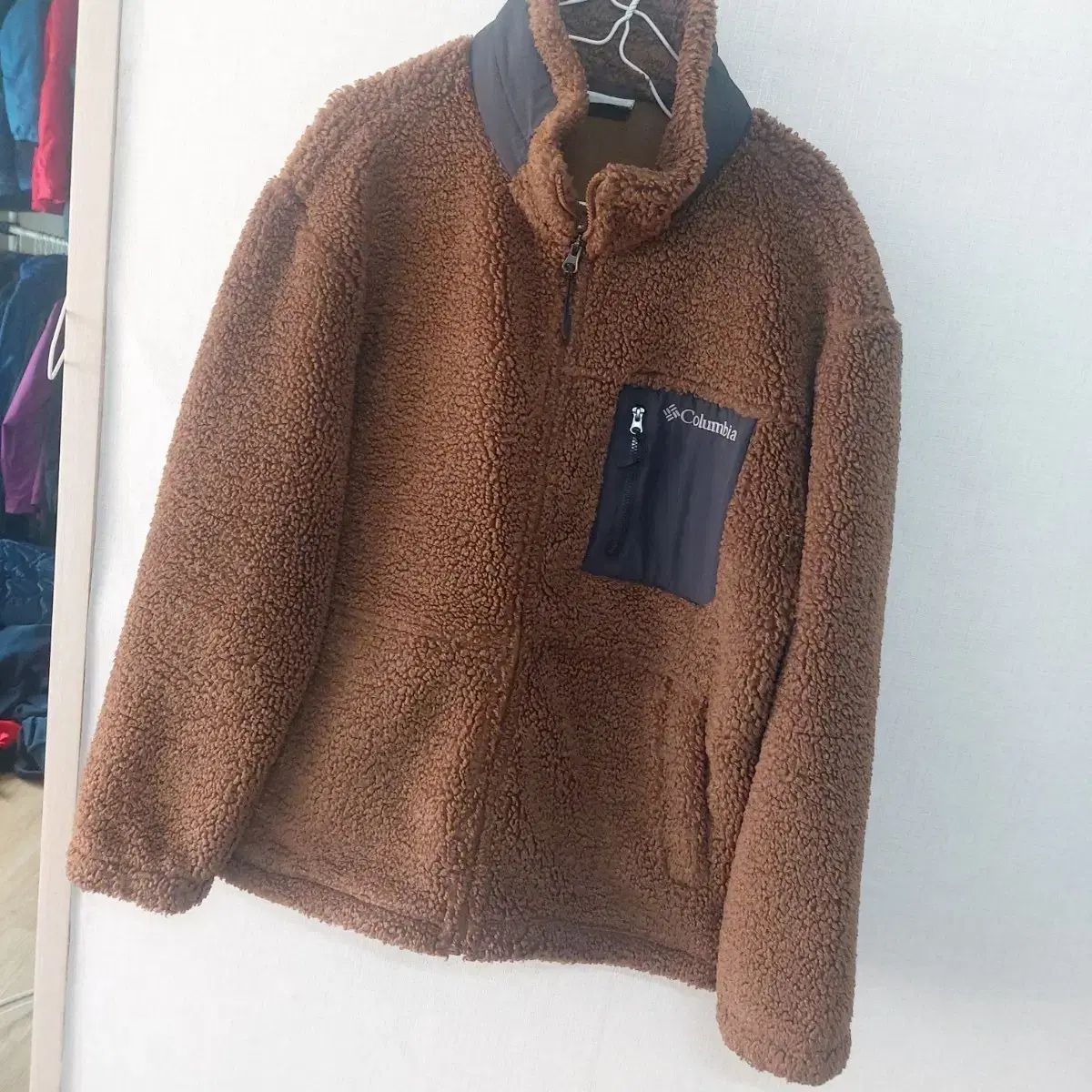 Columbia ブラウン フリース ジャケット