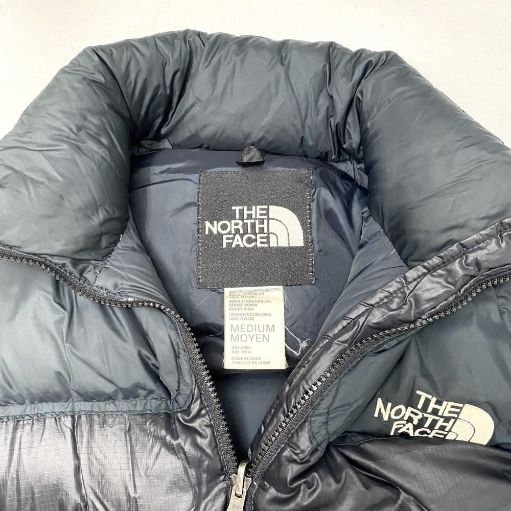 中古】THE NORTH FACE ヌプシダウンジャケット ブラック Mサイズ ザ  