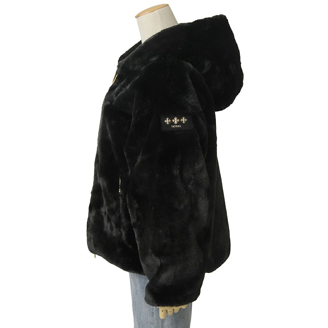 TATRAS タトラス ボアブルゾン レディース ブラック LJXA0039033588 01 YUMOLA ユモラ