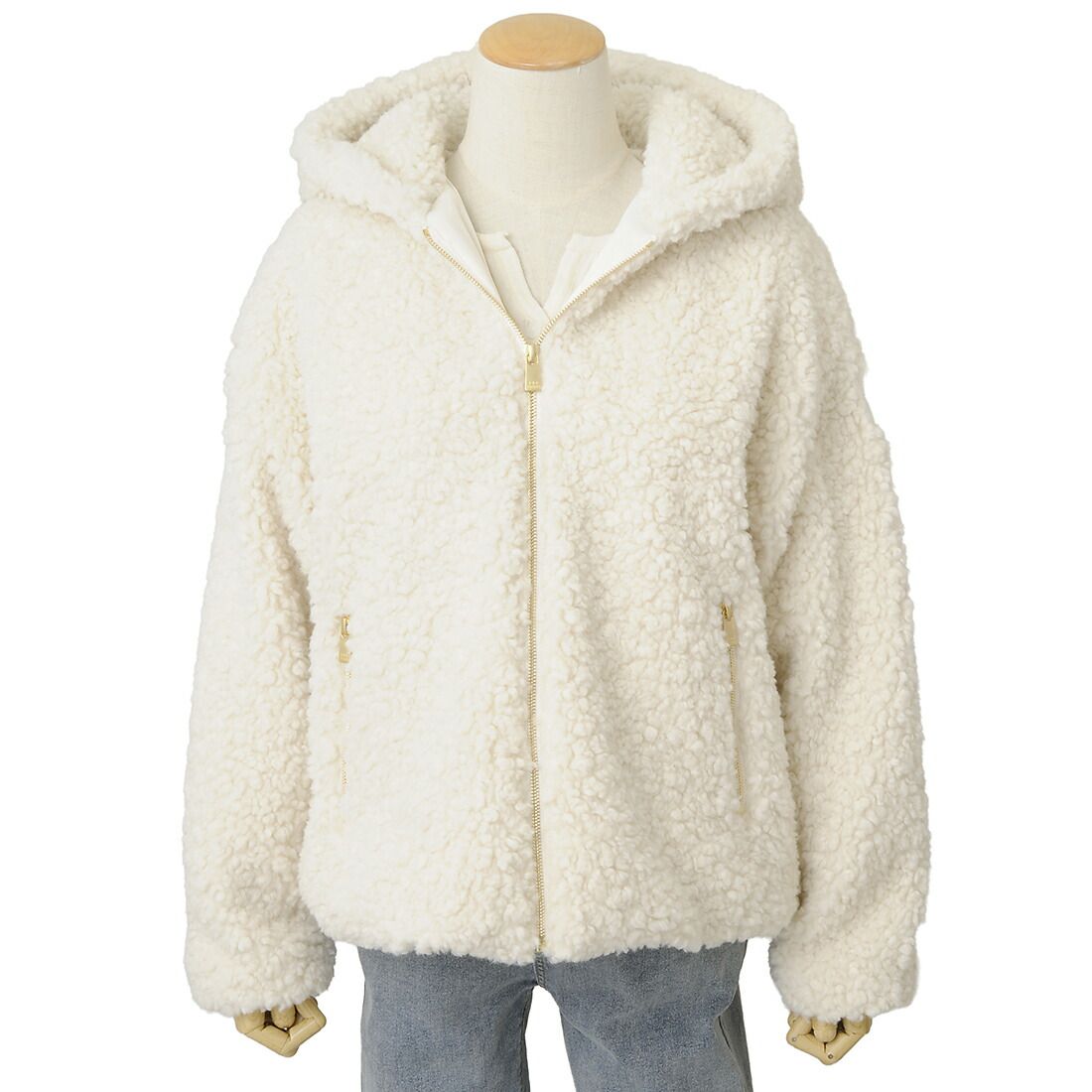 TATRAS タトラス ボアブルゾン レディース アイボリー LJXA0042033588 02 IPAMA イパマ