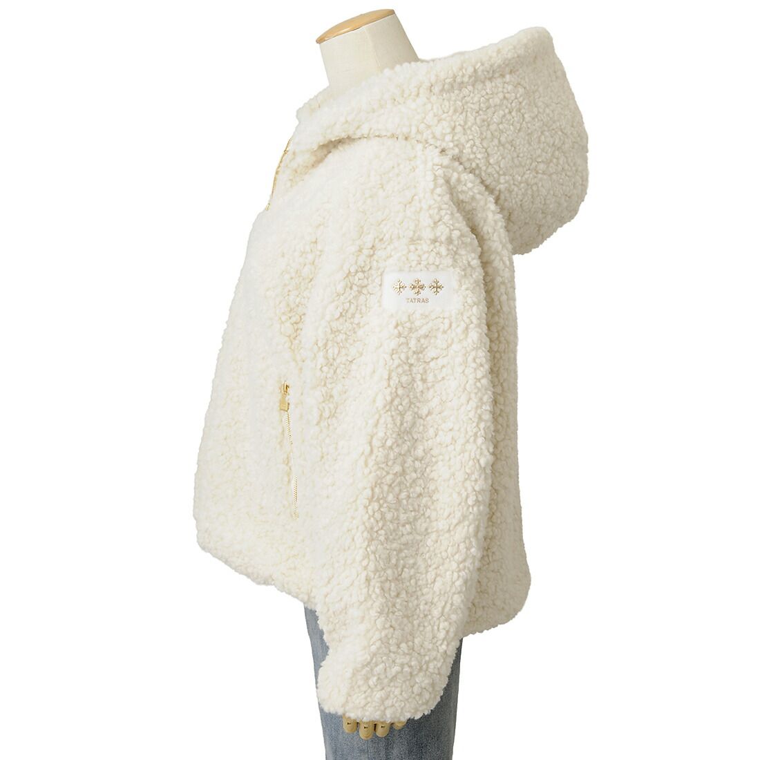 TATRAS タトラス ボアブルゾン レディース アイボリー LJXA0042033588 02 IPAMA イパマ