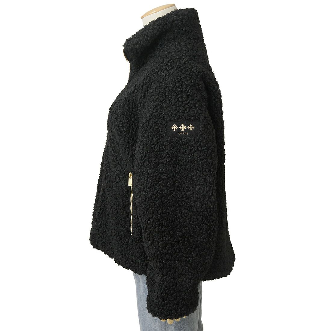 TATRAS タトラス ボアブルゾン レディース ブラック LJXA0039033588 01 LUELA ルエラ