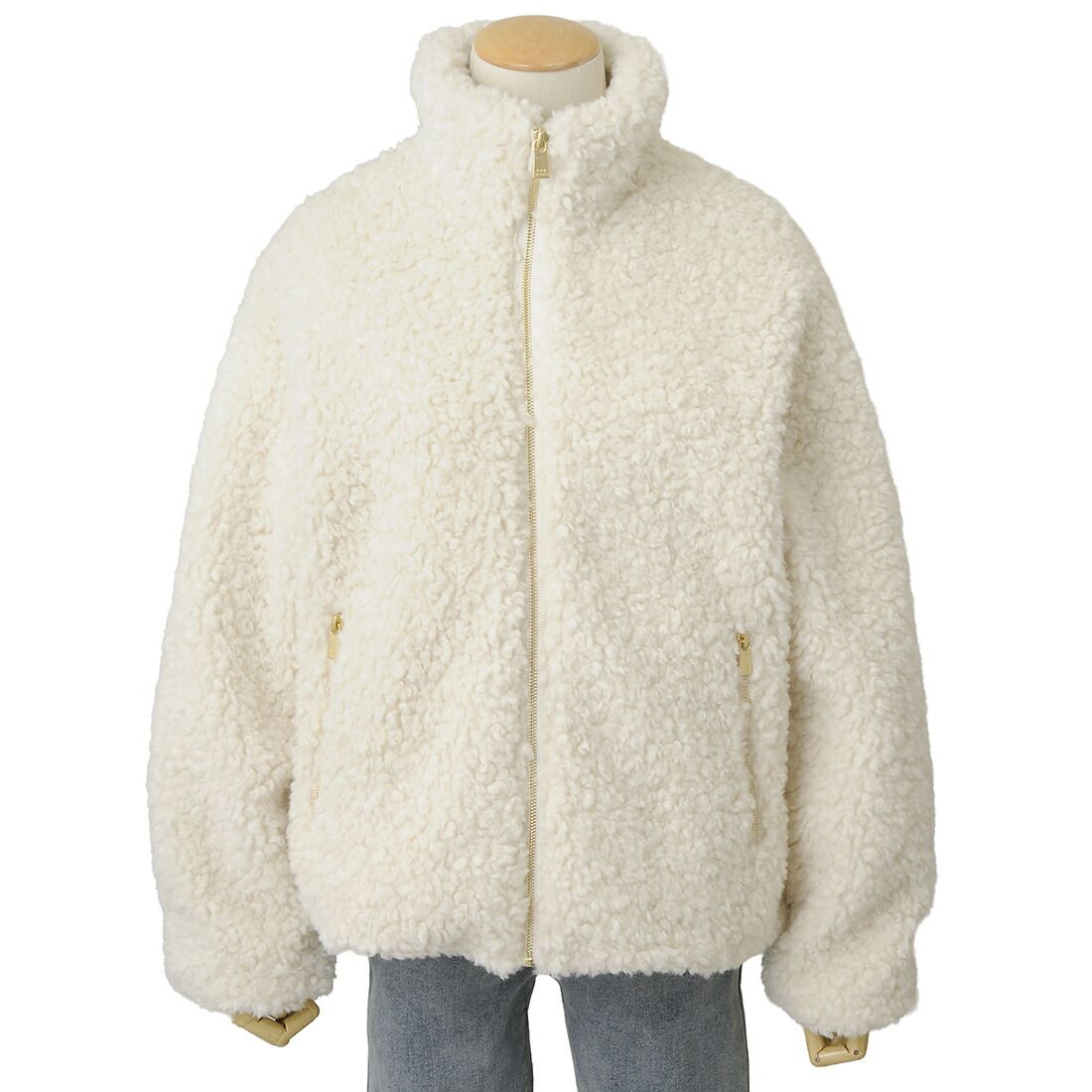  TATRAS タトラス ボアブルゾン レディース アイボリー 02 LUELA ルエラ フリースジャケット ボアジャケット ジャケット アウター