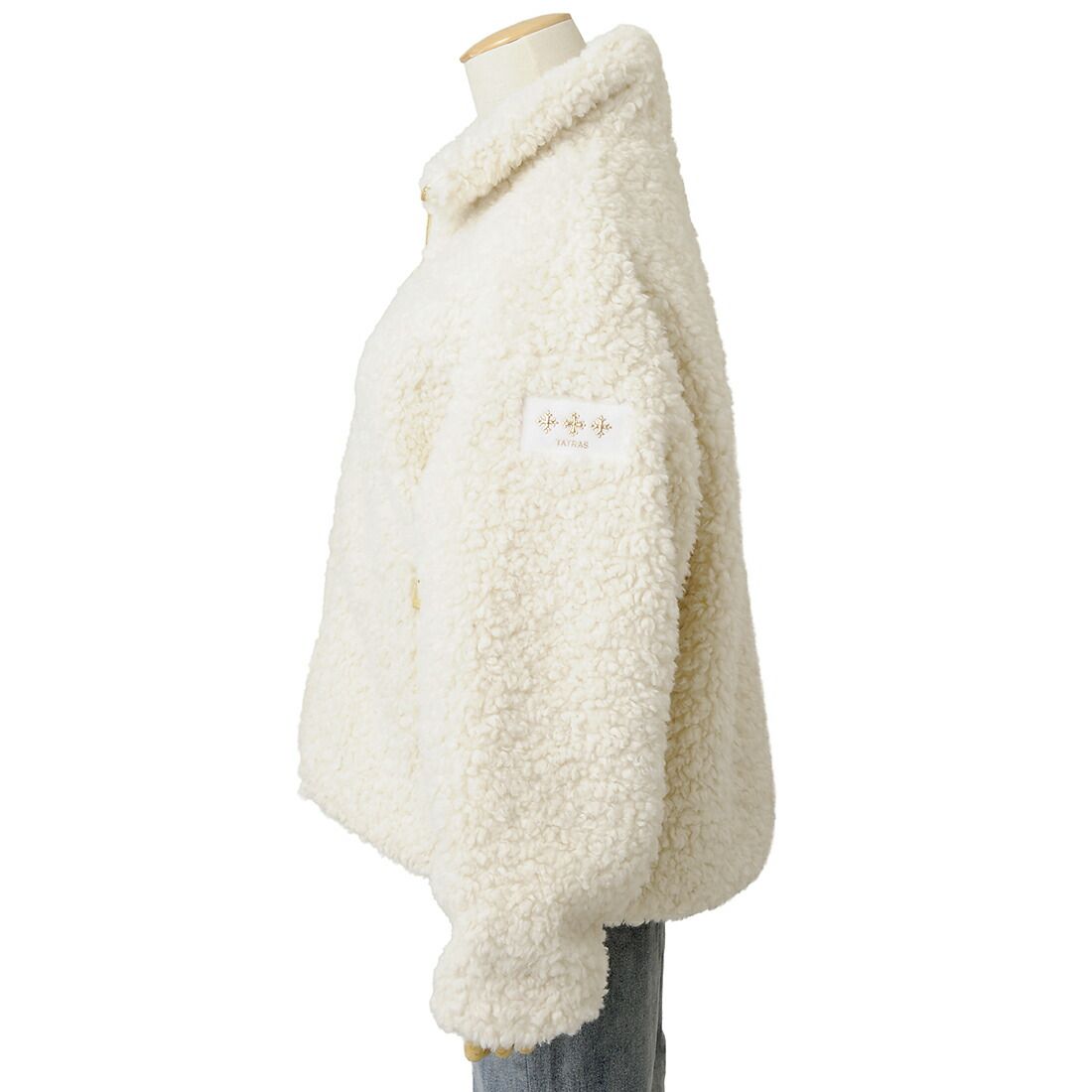 TATRAS タトラス ボアブルゾン レディース アイボリー LJXA0041033588 02 LUELA ルエラ
