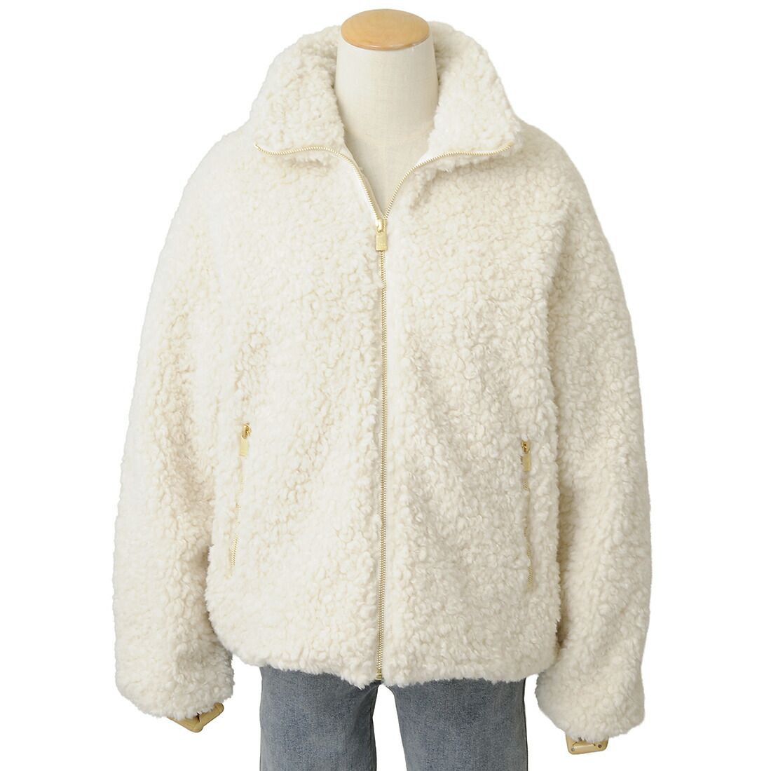 TATRAS タトラス ボアブルゾン レディース アイボリー LJXA0041033588 02 LUELA ルエラ