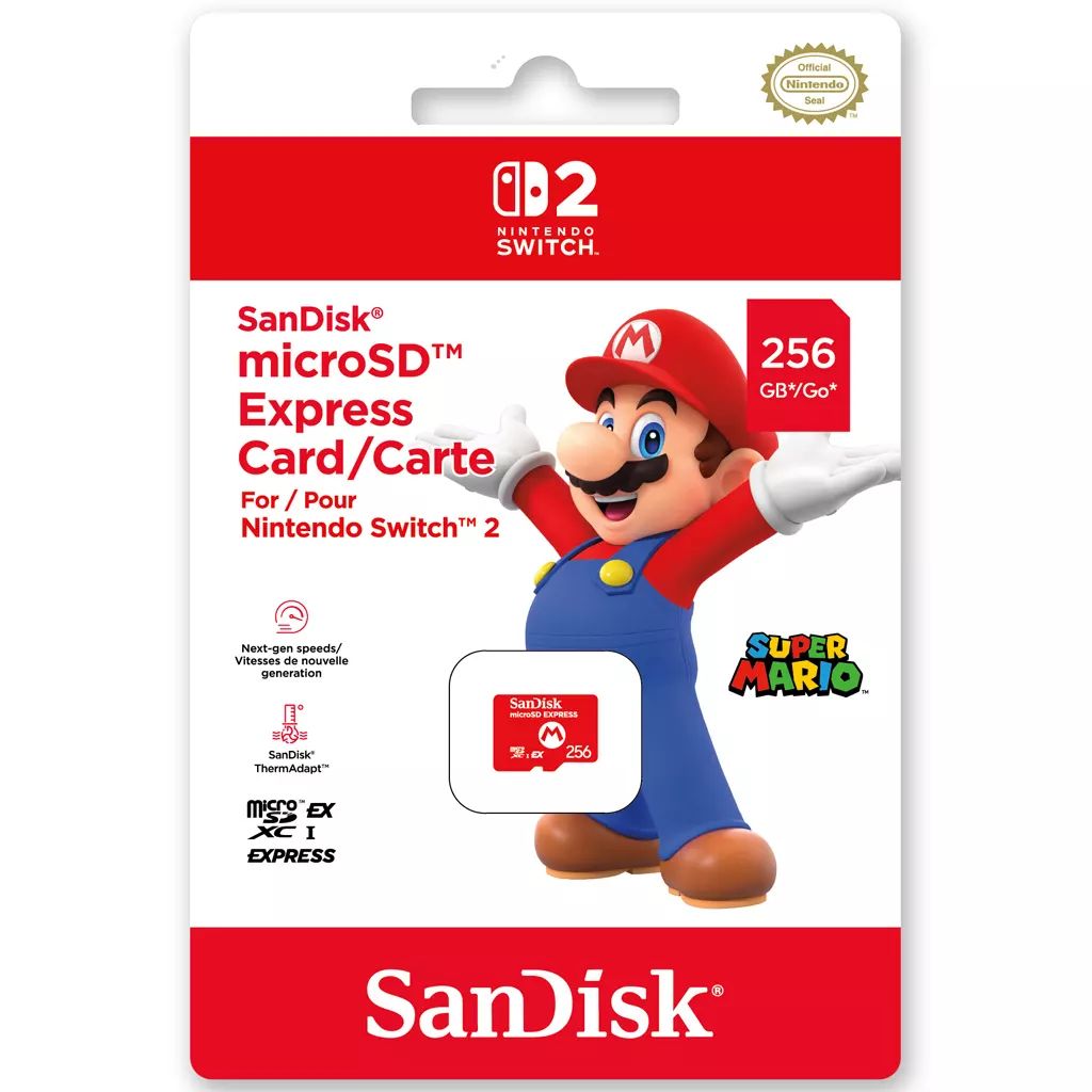 【美品】Nintendo Switch本体 microSDカード256GB付 中古】ニンテンドースイッチ2ハード microSD Express Card 256GB for