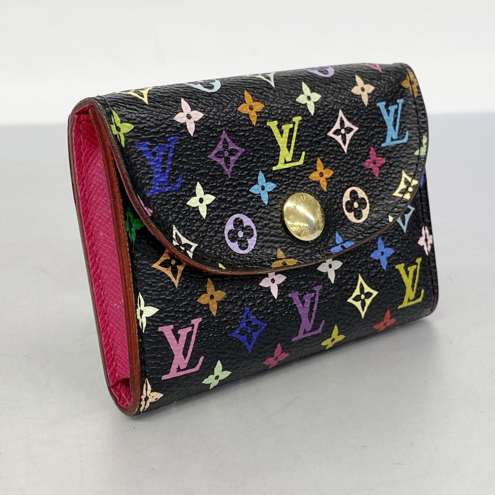 ルイ ヴィトン Louis Vuitton ルイ ヴィトン 名刺入れ モノグラム マルチカラー アンヴェロップカルトドゥヴィジット M66561 ノワール グルナードレディース