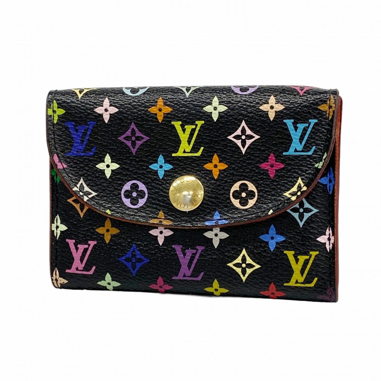 ルイ ヴィトン Louis Vuitton ルイ ヴィトン 名刺入れ モノグラム マルチカラー アンヴェロップカルトドゥヴィジット M66561 ノワール グルナードレディース